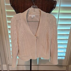 CAbi Cream Knit Women's Cardigan